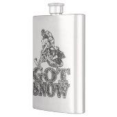 Got Snow Snowmobiler Flachmann (Links)