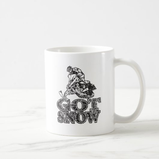 Got Snow Snowmobiler Kaffeetasse (Rechts)