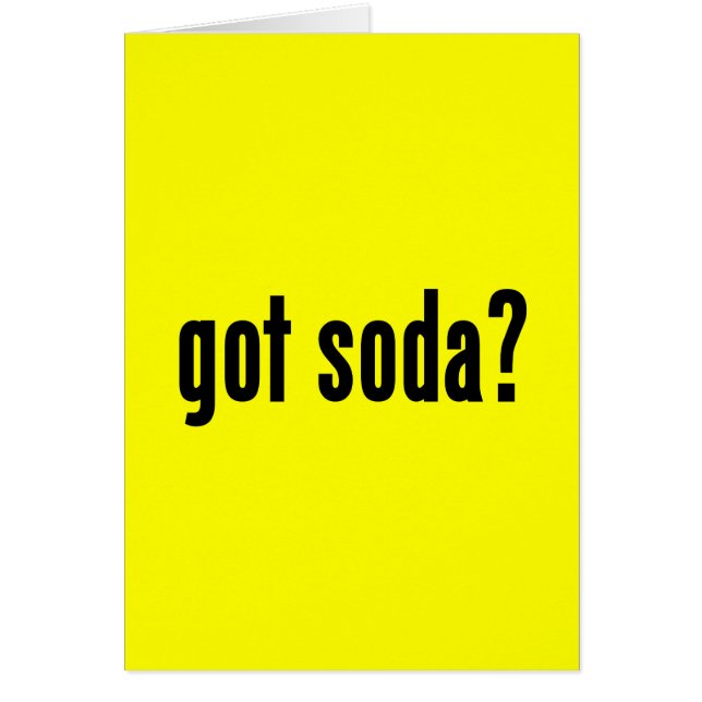 got Soda? (Vorne)