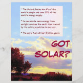 GOT SOLAR? Flyer (Vorne)