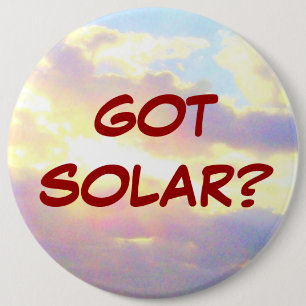 GOT SOLAR? Knopf Button