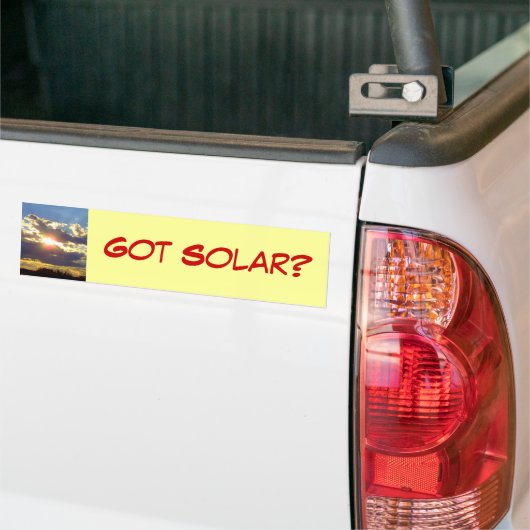 Got SolarAutoaufkleber Autoaufkleber (Auf Lkw)