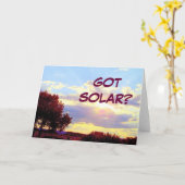 GOT SOLARkarte Karte (Gelbe Blume)