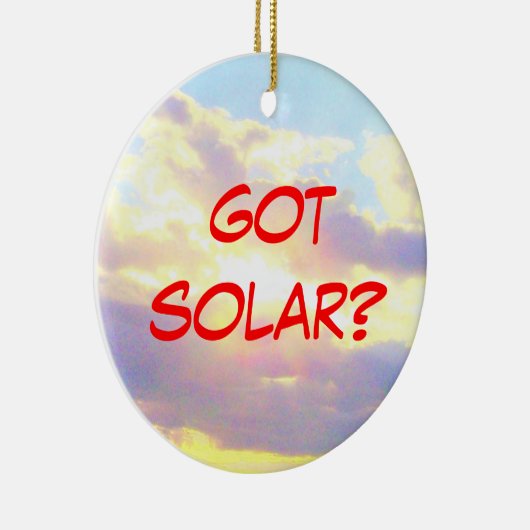 Got Solarverzierung Keramikornament (Rechts)