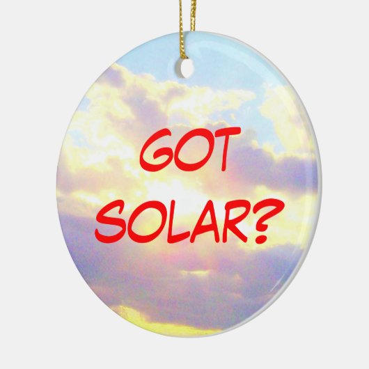 Got Solarverzierung Keramikornament (Links)