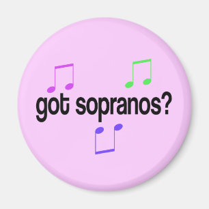 Got Sopranos-Musik-Geschenk-T - Shirt Magnet