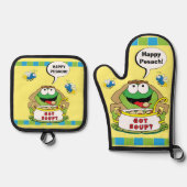 Got Soup Ofenhandschuh & Topflappen-Set (Vorderseite)