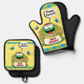 Got Soup Ofenhandschuh & Topflappen-Set (Vorderseite/Rückseite)