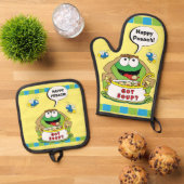 Got Soup Ofenhandschuh & Topflappen-Set (Oben Unten)