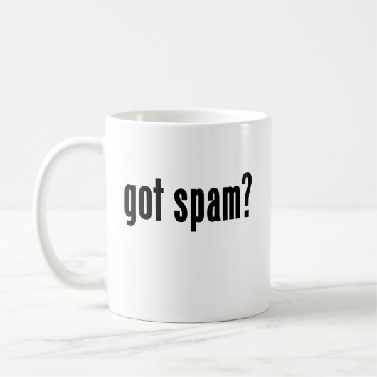 got Spam? Kaffeetasse (Links)