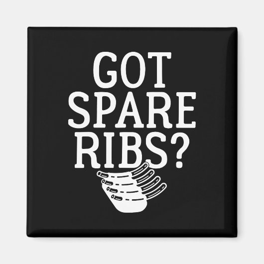Got Spare Ribs Grillen Magnet (Vorne)