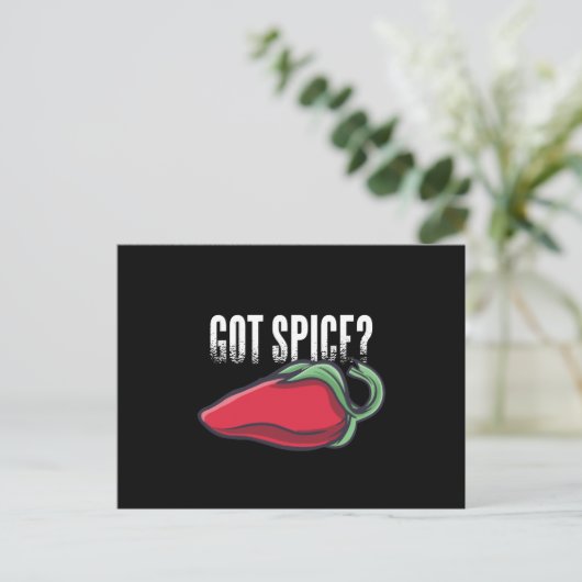 Got spice postkarte (Stehend Vorderseite)