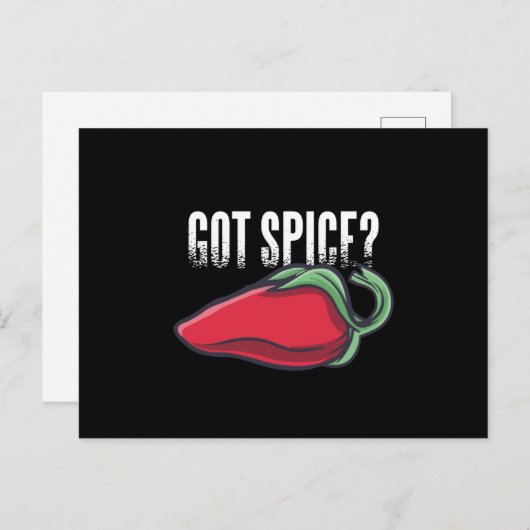 Got spice postkarte (Vorne/Hinten)