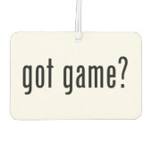 got Spiel? Autolufterfrischer (Rückseite)