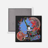 GOT SPIEL - BASKETBALL MAGNET (Vorderseite/Rückseite)