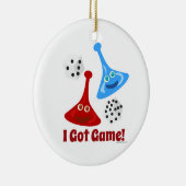 Got Spiel-fantastisches Sprichwort Keramik Ornament (Rechts)