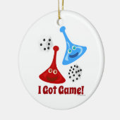 Got Spiel-fantastisches Sprichwort Keramik Ornament (Links)