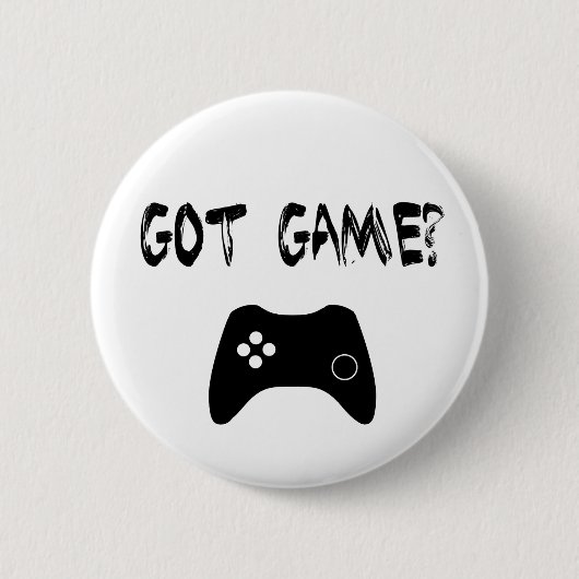 Got Spiel? Funny Gamer Button (Vorderseite)