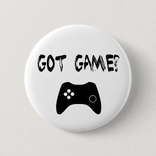 Got Spiel? Funny Gamer Button