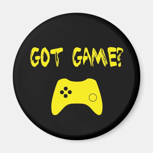Got Spiel? Funny Gamer Magnet (Vorne)