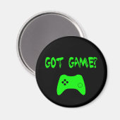 Got Spiel? Funny Gamer Magnet (Vorderseite/Rückseite)