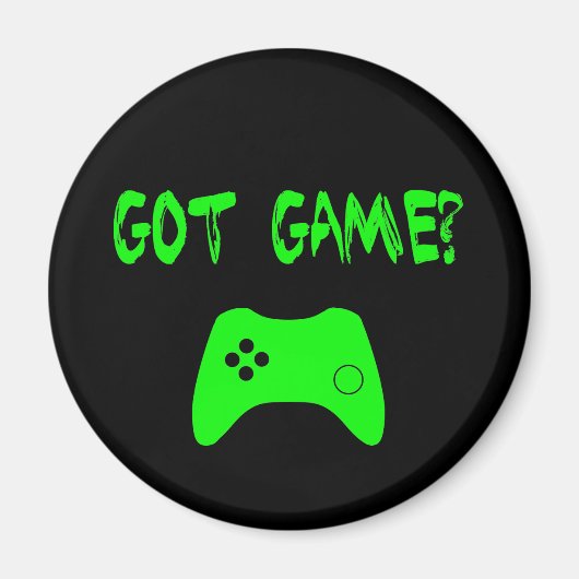 Got Spiel? Funny Gamer Magnet (Vorne)