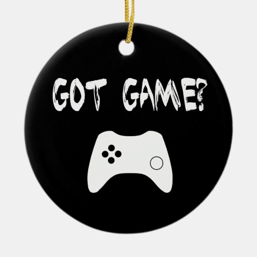 Got Spiel? Funny Gamer Ornament (Vorne)