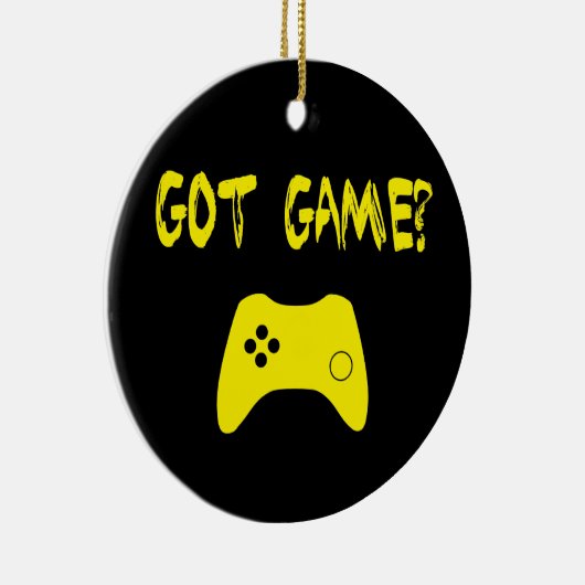 Got Spiel? Funny Gamer Ornament (Rechts)