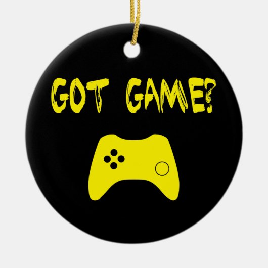 Got Spiel? Funny Gamer Ornament (Vorne)