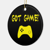 Got Spiel? Funny Gamer Ornament (Links)