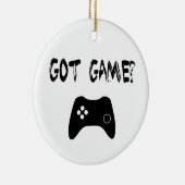 Got Spiel? Funny Gamer Ornament (Rechts)