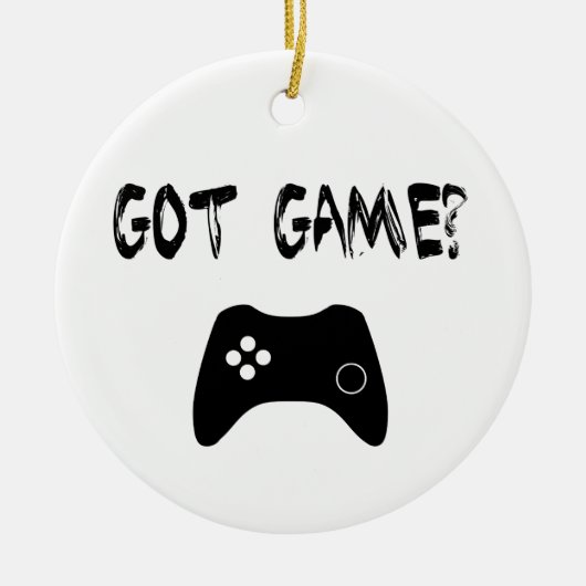 Got Spiel? Funny Gamer Ornament (Vorne)