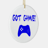 Got Spiel? Funny Gamer Ornament (Rechts)