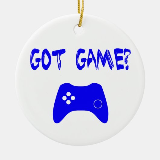 Got Spiel? Funny Gamer Ornament (Vorne)