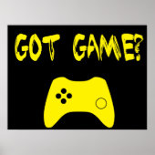 Got Spiel? Funny Gamer Poster (Vorne)