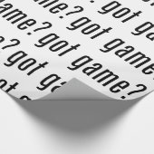 got Spiel? Geschenkpapier (Ecke)