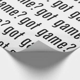 got Spiel? Geschenkpapier