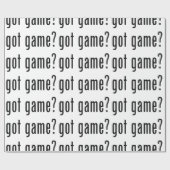 got Spiel? Geschenkpapier (Flach)