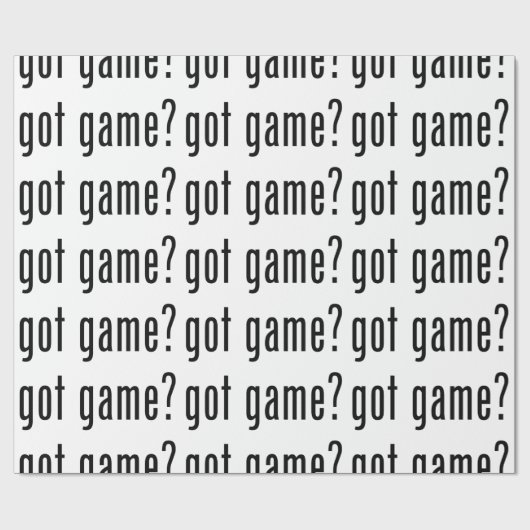 got Spiel? Geschenkpapier (Flach)