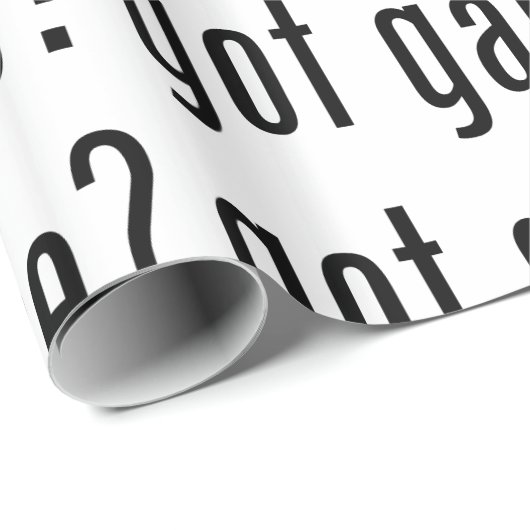 got Spiel? Geschenkpapier (Rolleneckpunkt)