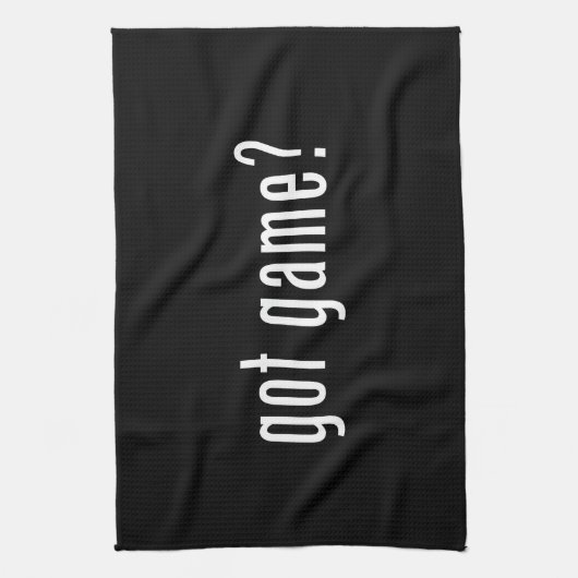 got Spiel? Geschirrtuch (Vertikal)