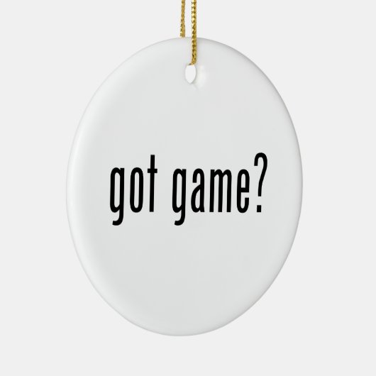 got Spiel? Keramikornament (Rechts)