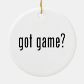 got Spiel? Keramikornament (Hinten)