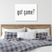 got Spiel? Leinwanddruck (Insitu (Schlafzimmer))