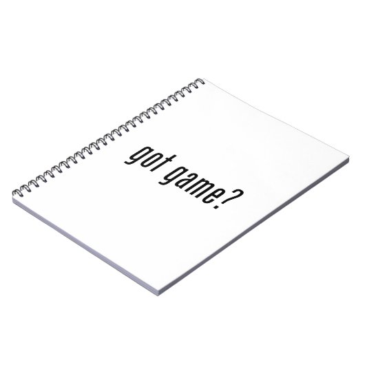 got Spiel? Notizblock (Linke Seite)