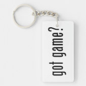 got Spiel? Schlüsselanhänger (Vorderseite)