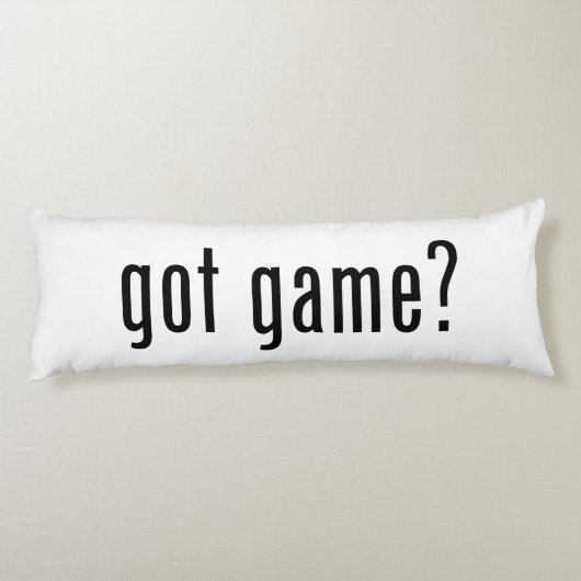 got Spiel? Seitenschläferkissen (Rückseite)