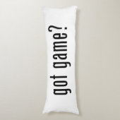 got Spiel? Seitenschläferkissen (Vorderseite Vertikal)