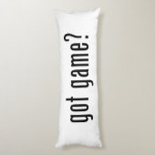 got Spiel? Seitenschläferkissen (Rückseite (Vertikal))