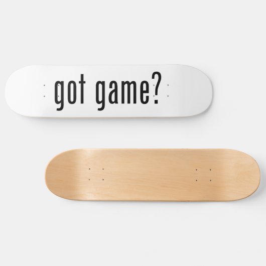 got Spiel? Skateboard (Horizontal)